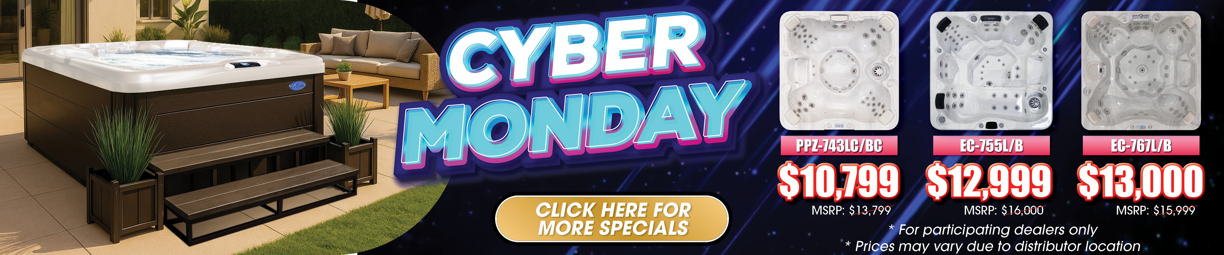 Calspas hot tub being used in a family setting - New Britain